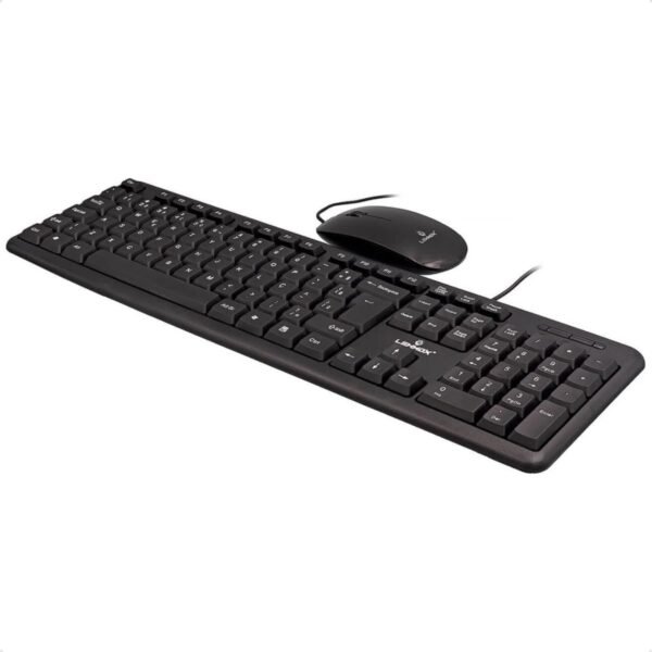 Kit Teclado E Mouse com Fio Profissional Para Home Office Escritório Empresas e trabalhos Mais Longos Macio e Agil - Imagem 3