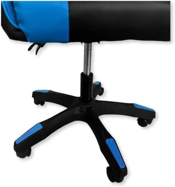 Cadeira Gamer Ergonomica Impact BRX c Apoio Braço Reclinável Cor Azul - Imagem 5
