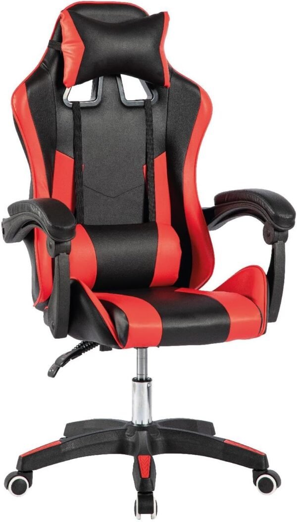 Urban Design Cadeira de Escritório Gamer Ergonômica Reclinável em Couro PU Stark