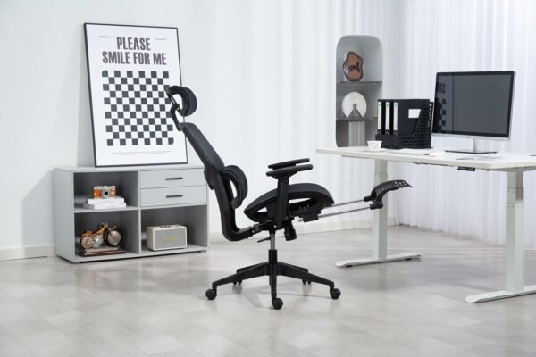 Cadeira De Escritório Ergonômica Posture Office 8088T 03 Mesh (Preto) - Imagem 3