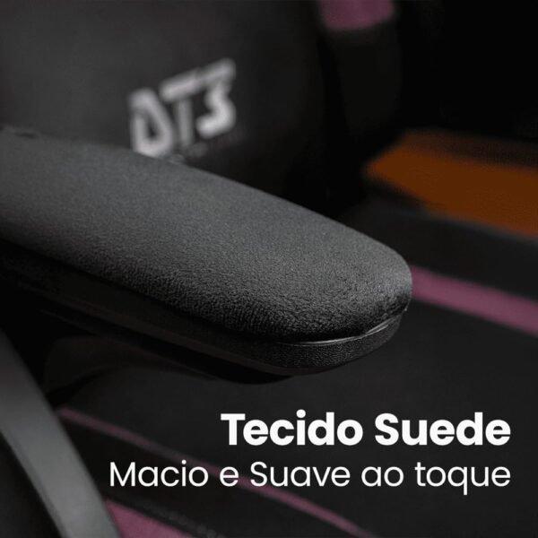 Cadeira Gamer DT3 GX, reclinável, apoio de cabeça ajustável, apoios de braços com ajuste de profundidade, revestimento em tecido Max2Weave™, suporta até 110kg e altura máx. de 1,75m (Blue) - Imagem 3