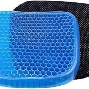 Almofada Ortopédica de Silicone Gel Colmeia - Conforto e Alívio para Dores no Escritório, Carro e Casa