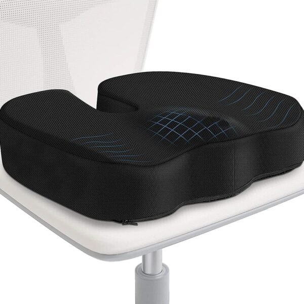 Almofada Nasa Corretor Postura Ergonômico Travesseiro Assento Ortopédico Sofá Cadeira - Imagem 2