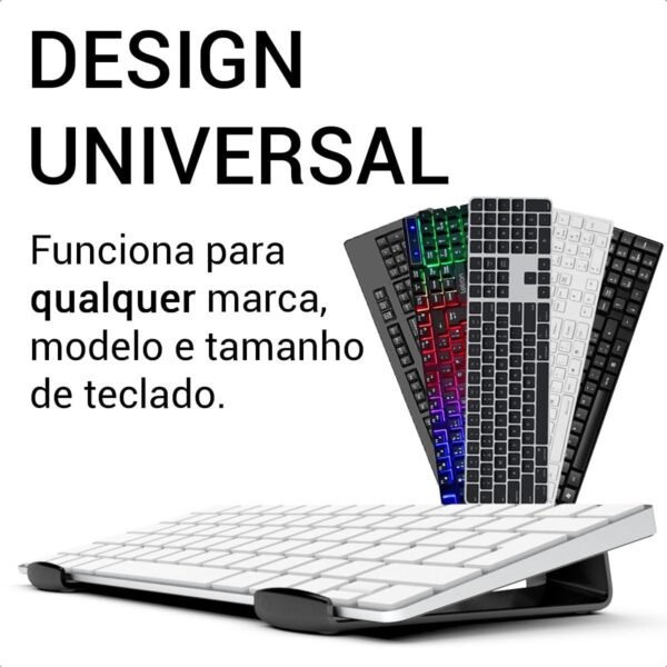 Suporte Teclado Pequeno Computador Universal Apoio Levantar - Imagem 2