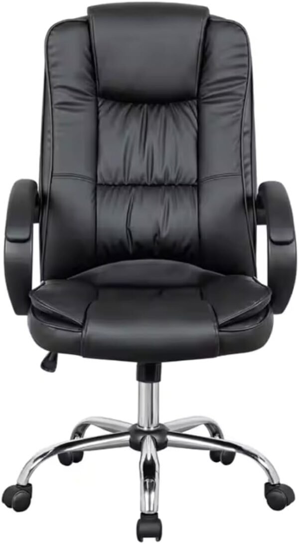 Cadeira Escritório Presidente Giratória Regulagem de Altura a Gás Ergonômica Presidente Executiva Diretor Big Boss Confortável Relax BlidShop Preta - Imagem 3