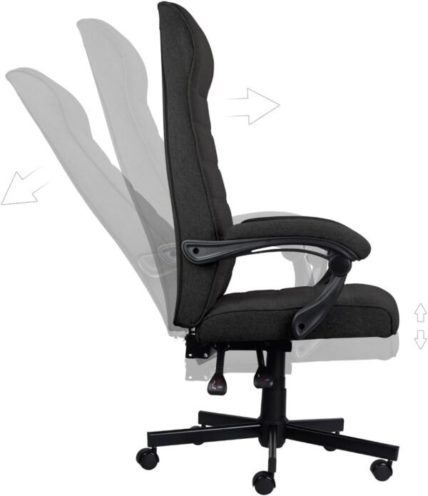 CADEIRA ESCRITÓRIO ERGONÔMICA MAGNUS BLACK – PCEEMAGPT - PCYES - Imagem 4