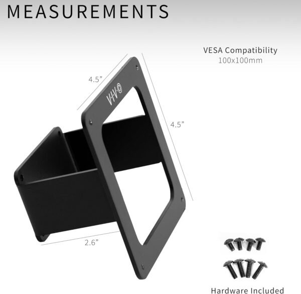 VIVO Suporte de Placa Adaptadora Vesa Projetado Para Monitores Samsung Neo G9, Crg9, Chg9, Chg90 E Odyssey G9, Vesa 100X100, Mount-Sg9 Preto - Imagem 4