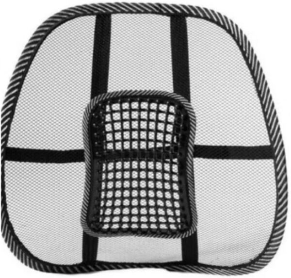 Suporte Lombar para Banco de Carro, Encosto Ortopédico Ajustável com Malha Respirável, Corretor Postural - Imagem 3