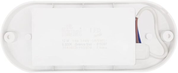 Kian - Luminária Led Tartaruga Oval 12W 6.500K Branca Fria Bivolt - Imagem 4