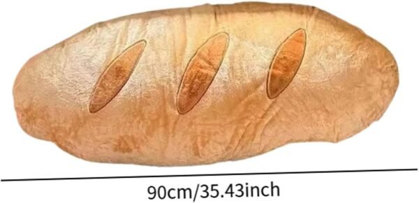 BLWOTMOR Almofada em formato de pão, almofada para encosto de sofá, para costas tipo baguete. Lombar macia para crianças e adultos. - Imagem 3