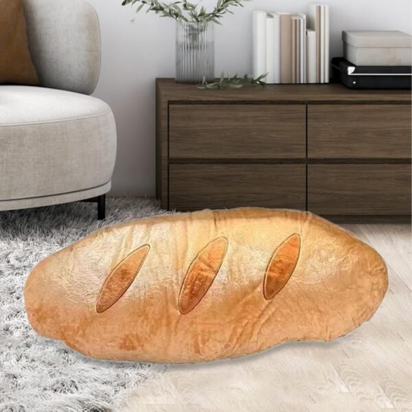 BLWOTMOR Almofada em formato de pão, almofada para encosto de sofá, para costas tipo baguete. Lombar macia para crianças e adultos. - Imagem 4