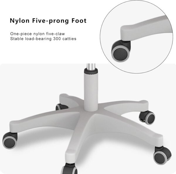 SYCARPET Linda cadeira de computador com design em forma de pétala para casa, escritório, cadeira giratória, respirável, de veludo, para maquiagem, cadeira de estudante - Imagem 6
