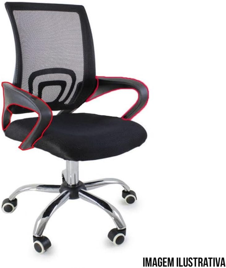 Braços para Cadeira de escritório compatível com modelo Begônia - Conforto, Estilo e Ergonomia Escritex (Esquerdo) - Imagem 8