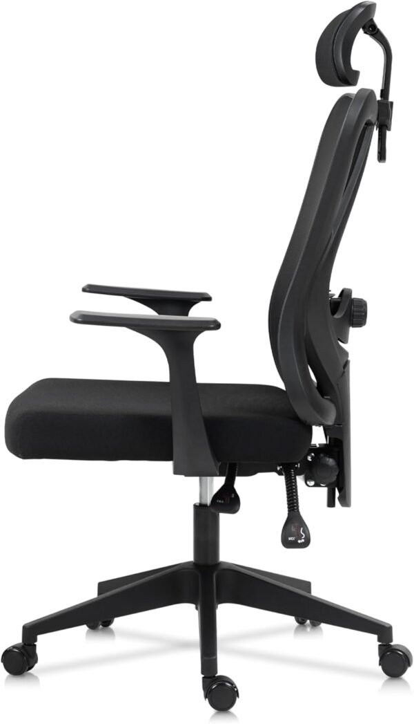 Cadeira De Escritório Ergonômica Posture 8028: Design Moderno, Conforto Superior, Suporte Ideal Para Coluna, Ajuste Personalizável, Materiais Premium - Imagem 4