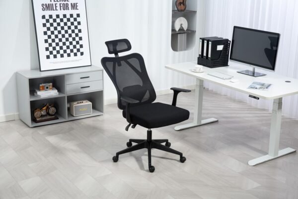 Cadeira De Escritório Ergonômica Posture 8028: Design Moderno, Conforto Superior, Suporte Ideal Para Coluna, Ajuste Personalizável, Materiais Premium - Imagem 8