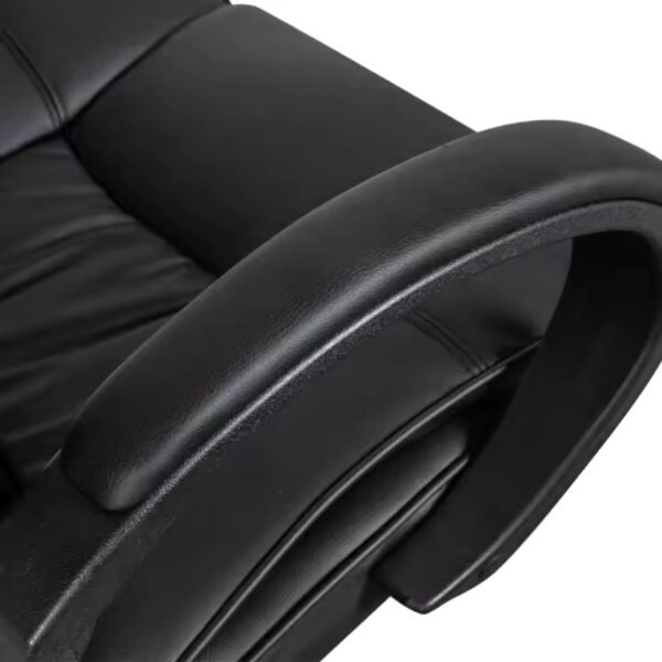 Cadeira Escritório Presidente Giratória Regulagem de Altura a Gás Ergonômica Presidente Executiva Diretor Big Boss Confortável Relax Preta - Imagem 9