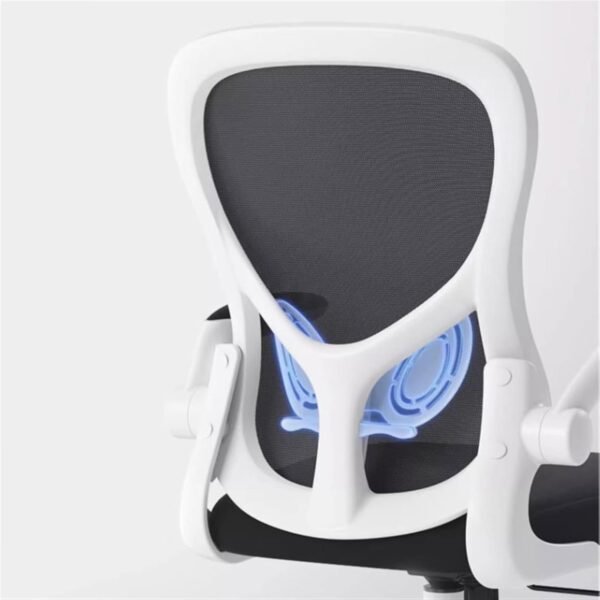 Cadeira de escritório Cadeira de computador simples para casa, estudo, escritório, encosto confortável, cadeira ergonômica, poltrona de mesa cadeira de computador(Gray) - Imagem 6