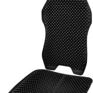 Conjunto de capa de assento de carro refrescante com almofada de pescoço de espuma viscoelástica, almofada de massagem ortopédica com malha ventilada e base de silicone antiderrapante, conforto de