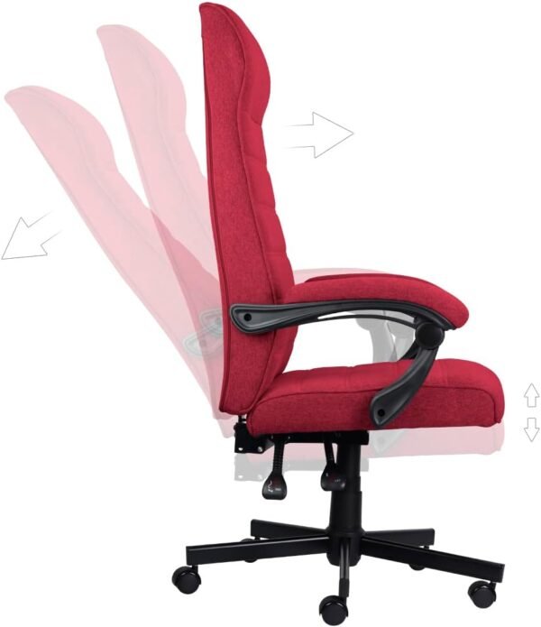 CADEIRA ESCRITORIO ERGONOMICA MAGNUS RED - PCEMAGVM - PCYES - Imagem 6