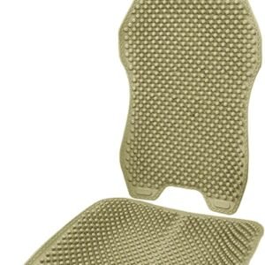 Conjunto de capa de assento de carro refrescante com almofada de pescoço de espuma de memória, almofada de massagem ortopédica com malha ventilada e base de silicone antiderrapante, conforto de verão