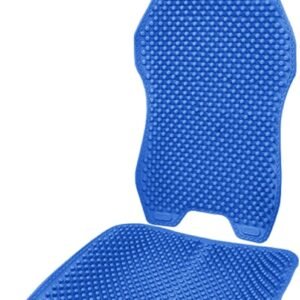 Conjunto de capa de assento de carro refrescante com almofada de pescoço de espuma de memória, almofada de massagem ortopédica com malha ventilada e base de silicone antiderrapante, conforto de verão
