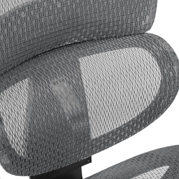 Cadeira Escritório Ergonomica DT3 Alera+, em Mesh Vidartex™, apoio de cabeça 2D, braços 3D, apoio lombar AWS+ajuste na altura do encosto, suporta até 120kg e altura máx. de 1,90cm(Grey) - Imagem 6