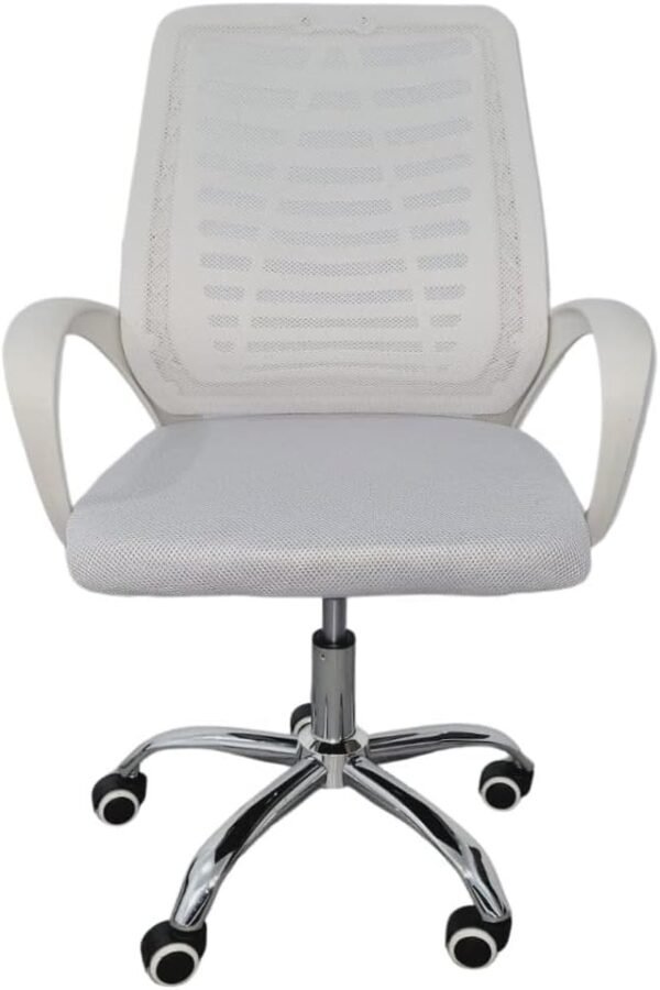 Cadeira de Escritório Esteirinha Tela Mesh Ergonômico Branco - Imagem 6