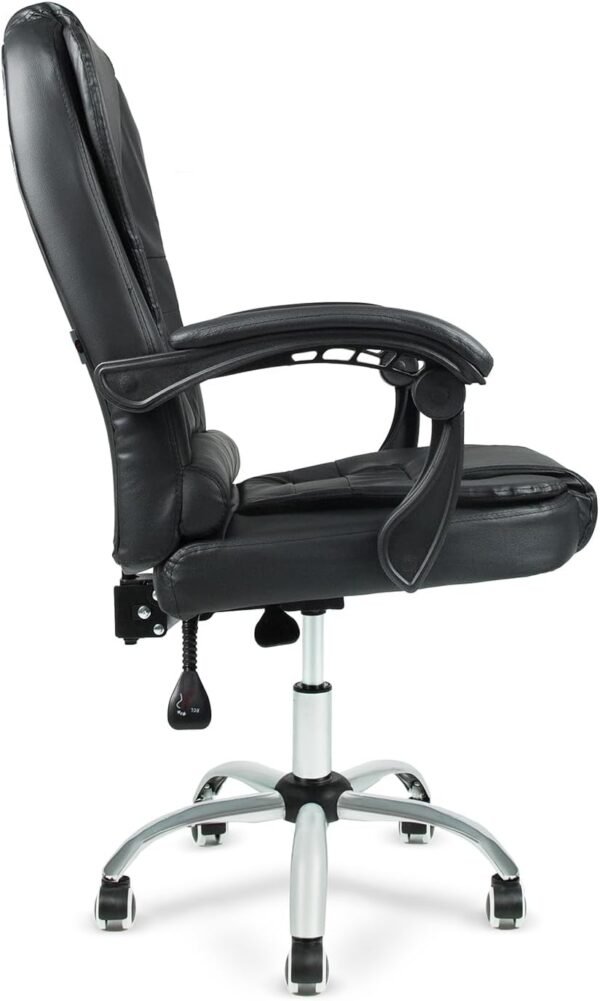 Cadeira de Escritório Presidente Confort Ergonômica Preto - Imagem 4
