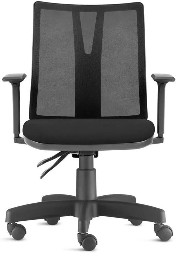 Cadeira De Escritório Addit Diretor Ergonômica Preta Confortável Regulagem Inclinável - Imagem 3