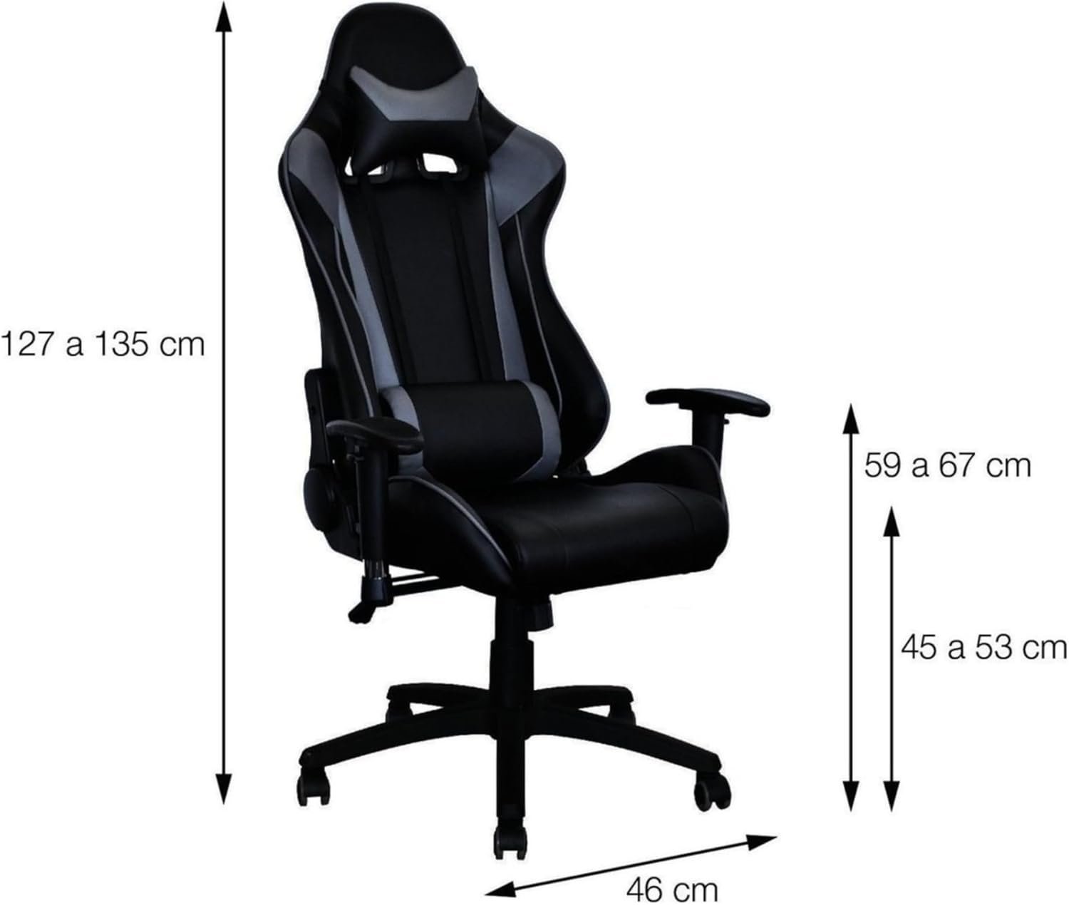 Cadeira Gamer São Paulo Tricolor SPFC 3318 - Imagem 2