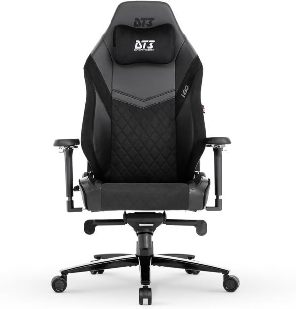 Cadeira Escritório Gamer DT3 N10 Core,almofada magnética, contínuo em 2 direções, braços 4D+ com pad fixo, suporta até 160kg e altura máx.de 1,85m (Tam. Normal | Revestida em Tecido + PU - Black) - Imagem 3