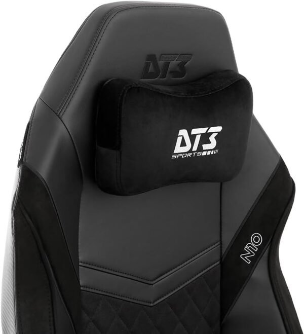 Cadeira Escritório Gamer DT3 N10 Core,almofada magnética, contínuo em 2 direções, braços 4D+ com pad fixo, suporta até 160kg e altura máx.de 1,85m (Tam. Normal | Revestida em Tecido + PU - Black) - Imagem 8
