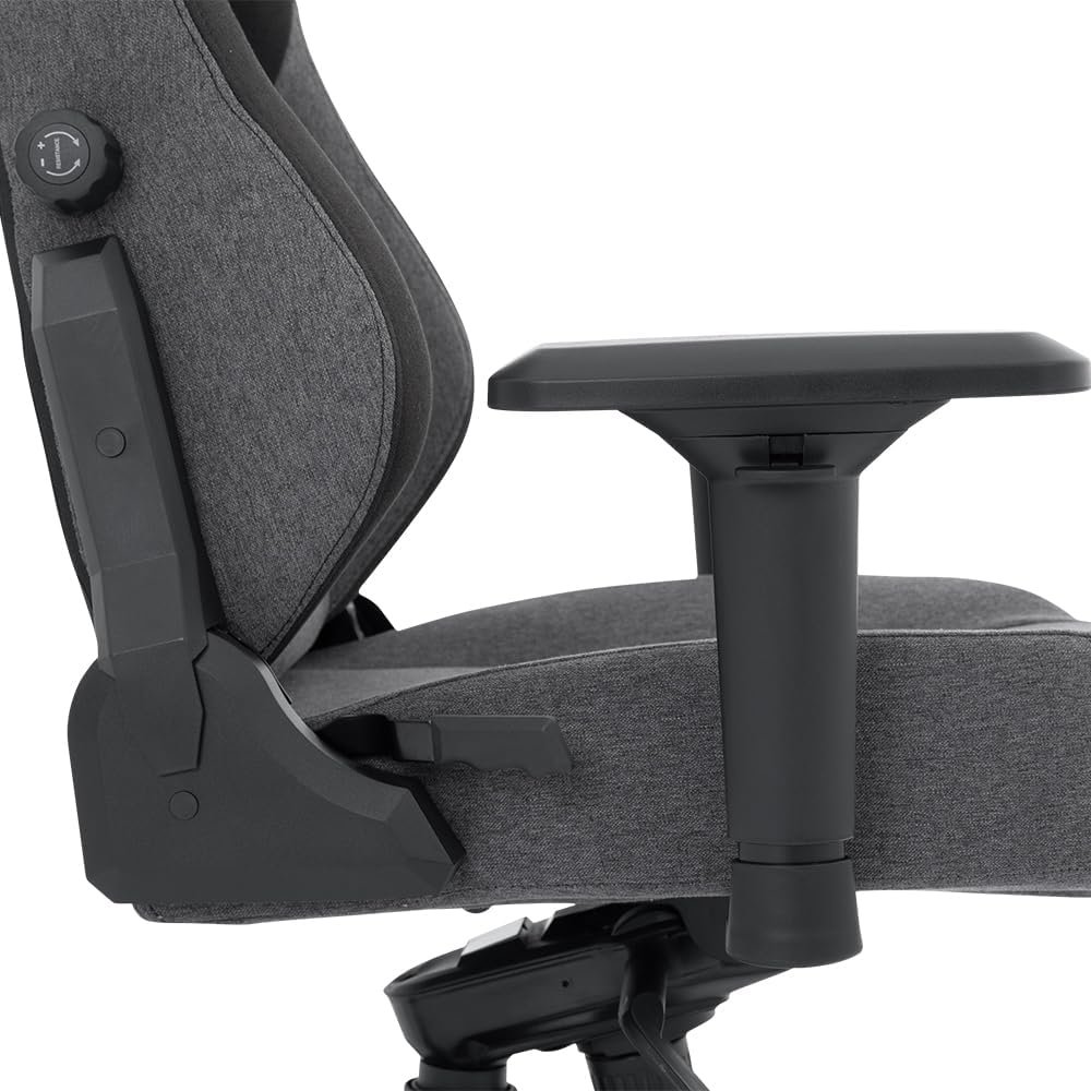 Cadeira Gamer DT3 Nero XL, Revestimento com Tecido DT3 Max2Weave™. almofada magnética apoio lombar integrado, braços 4D+, suporta até 150kg e altura máx. de 1,95m (Graphite) - Imagem 3