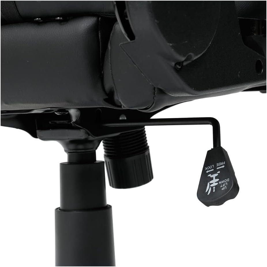 CADEIRA RAPTOR GAMER PRETA E CINZA BASE RODIZIO - OR DESIGN, Preto, OR-3318PRETA - Imagem 9
