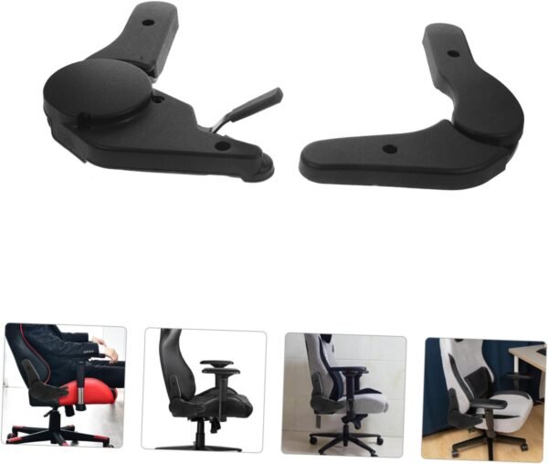 ULTECHNOVO 1Conjunto Ajustador de Ângulo Cadeira Gamer Acessórios de Cadeira Reclinável Prático e Durável Sillas de Corrida Preto - Imagem 9