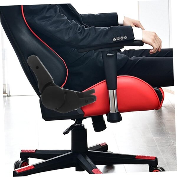 ABOOFAN 1Conjunto Ajustador de Ângulo de Cadeira Gamer Acessório Ajustável Cadeira de Corrida e Esports Preto - Imagem 6