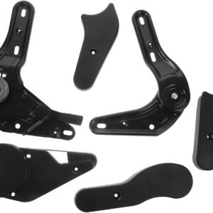 ABOOFAN 1Conjunto Ajustador de Ângulo de Cadeira Gamer Acessório Ajustável Cadeira de Corrida e Esports Preto