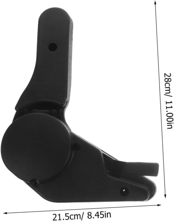 ABOOFAN 1Conjunto Ajustador de Ângulo de Cadeira Gamer Acessório Ajustável Cadeira de Corrida e Esports Preto - Imagem 2