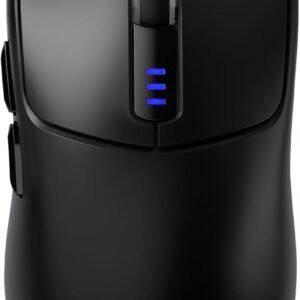 AULA Mouse para jogos sem fio SC580, mouse para jogos Tri-Mode 2.4G/BT5.0/USB-C, mouse sem fio recarregável de 12000 DPI com 6 botões programáveis, mouse de computador ergonômico para