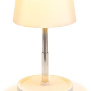 Abajur de Mesa LED Moderno, Luminária Retrátil Para Quarto, Luz Amarela Quente Para Sono e Ambientes, Touch Brilho Ajustavél