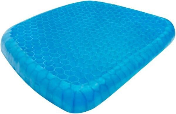 Almofada Assento De Gel Silicone Egg Sit Ortopédica C/Capa