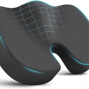 Almofada Assento Ortopédico Travesseiro Ergonômico Cadeira Corretor Postura Home Office ref