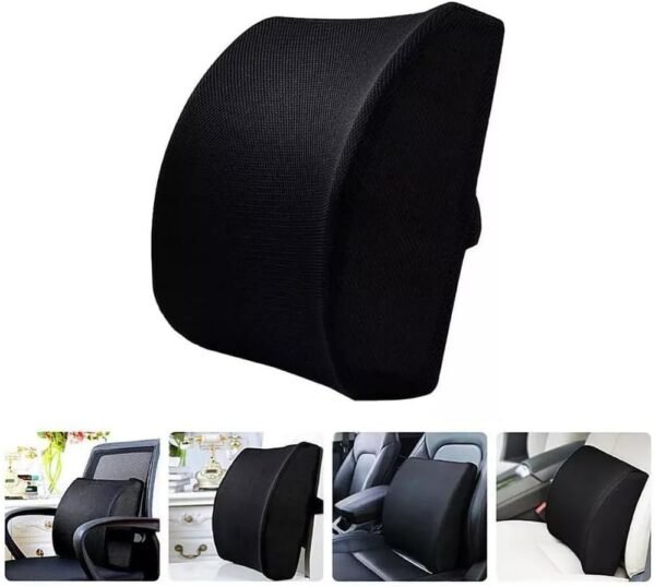 Almofada Lombar Ergonômica para Cadeira, Suporte Ortopédico para Coluna, Ideal para Escritório e Carro - Imagem 2
