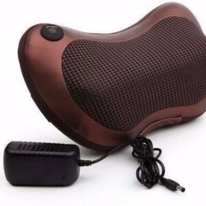 Almofada Massageadora Portátil – Alívio Instantâneo para Tensão Lombar e Pescoço | Relaxamento Profundo em Casa ou no Trabalho!