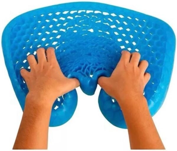 Almofada Ortopédica de Silicone Gel Colmeia - Conforto e Alívio para Dores no Escritório, Carro e Casa