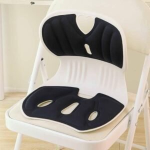 Almofada Ortopédica para Cadeira com Suporte Lombar, Assento Ergonômico Estofado