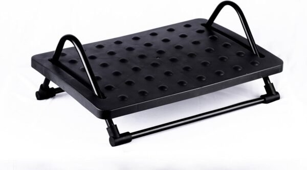 Apoio Ergonômico Para Pés Massageador Regulável Preto Confortec