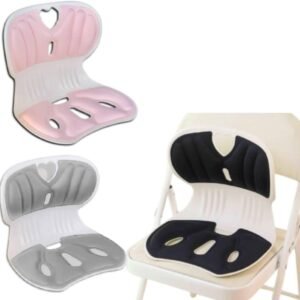 Assento Ergonômica para Cadeira com Suporte Lombar, Ortopédica Universal, Ideal para Escritório, Carro e Casa