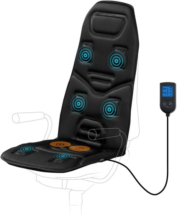 Assento Massageador Ultra Massagem para Costas e Lombar, uso no Caso, Casa, escritório - Relaxmedic