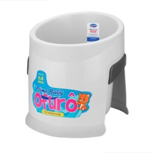 Banheira Ofurô Prime Baby Bebês e Crianças de 0-8 Meses Confortável Segura e Ergonômica (Branco)